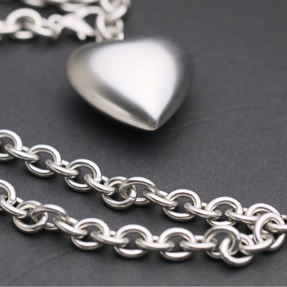 Roxanne Assoulin Silver Heart Necklace - Picture 5 of 8